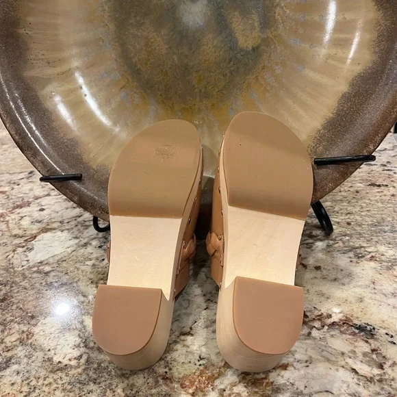 Loeffler Randall Tan Braided Mules - Picture 2 of 4